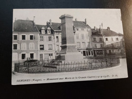 88 - Vosges -SENONES - Monument Aux Morts - Senones