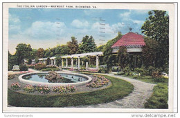 Virginia Richmond The Italian Garden In Maymont Park 1936 - Richmond