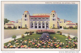 Texas San Antonio Municipal Auditorium Curteich - San Antonio