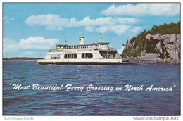 Vermont Burlington Harbor M V Adirondack Passing Rock Point - Burlington