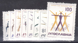 Yugoslavia Republic, Sport 1959 Mi#900-907 Mint Hinged - Unused Stamps