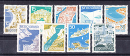 Yugoslavia Republic 1962 Tourism Mi#994-1002 Mint Hinged - Nuevos