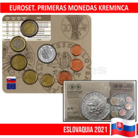 D0086# Eslovaquia 2021. Euro Set. Primeras Monedas De Kreminca (BU) - Slovacchia