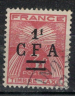 REUNION        N°  YVERT : TAXE 38  OBLITERE       ( OB   10 / 08 ) - Timbres-taxe