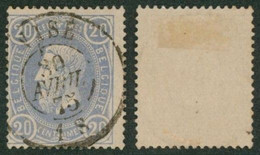 émission 1869 - N°31 Obl Double Cercle "Visé" / Collection Spécialisée - 1869-1883 Leopold II.