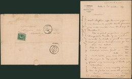 émission 1869 - N°30 Sur LAC Obl Pt 48 Bouillon > Ledeberg / Notaire - 1869-1883 Léopold II