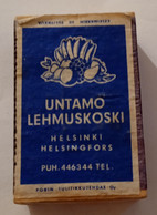 FINLAND,HELSINKI,UNTAMO LEHMUSKOSKI,OLD MATCHBOXE - Boites D'allumettes