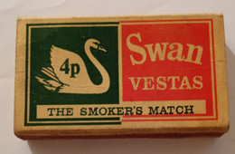 SWAN VESTAS 4p,BRYANT & MAY'S,OLD MATCHBOXE - Boites D'allumettes