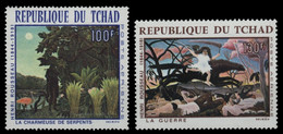 Tschad 1968 - Mi-Nr. 201-202 ** - MNH - Gemälde - Henri Rousseau - Chad (1960-...)