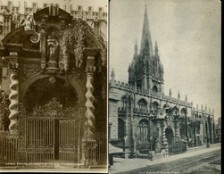 Oxford St Mary's The Virgin 2 Postcards - Oxford