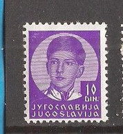 1935  311 X  JUGOSLAWIEN   JUGOSLAVIJA REGNO KINGDOM PERSONS  PETAR II   MNH - Unused Stamps