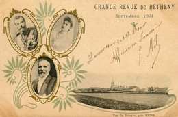 Bétheny * CPA * Grande Revue Septembre 1901 * Tsar Nicolas Tsarine Loubet * Russia Russie Russe - Bétheny