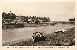 80 SAINT VALERY SUR SOMME - Entrée Du Remorqueur Dans Le Port - Saint Valery Sur Somme