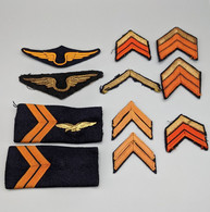 Lot Insignes Galons Grades Fourreaux Armée De L'air France - Forze Aeree