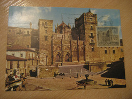 MONASTERIO DE GUADALUPE Caceres Extremadura Tarjeta Postal Postcard MADRID 1966 Maxi Maximum Card SPAIN - Cáceres