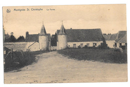 Montignies Saint St Christophe Ferme Du Chateau Edition Michel Préaux Non Circulée - Erquelinnes