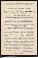Prentje Augustinus Jaumar Amsterdam Antwerpen Wijnegem - Religión & Esoterismo