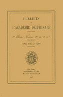 BULLETIN ACADEMIE DELPHINALE ANNEES 1944 1945 1956 - Alpes - Pays-de-Savoie