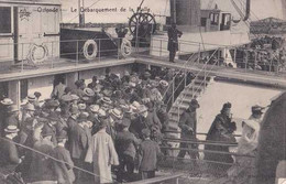 Oostende - Ostende - Le Débarquement De La Malle - Circulé En 1911 - Belle Animation - TBE - Oostende