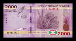 Burundi 2000 Francs Antelope 2018 Pick 52b New Date SC UNC - Burundi