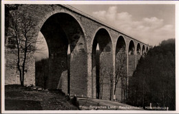 ! S/w Ansichtskarte Bergisches Land, Reichsautobahn, Höllentalbrücke, Architektur, 3. Reich - Brücken