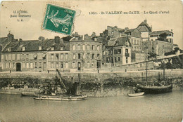 St Valéry En Caux * Le Quai D'aval * Bateau Voilier - Saint Valery En Caux