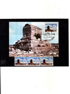 1602 2500éme Anniversaire De La Fondation De L' Empire Perse Par Le Roi Achéménide Cyrus II Le Grand (+ Timbres) - 1971-1980