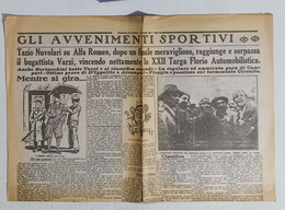 14209 Giornale Di Sicilia 12/05/1931 - Nuvolari Vincitore XXII Targa Florio - Autres