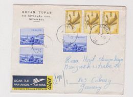 TURKEY 1964  Nice Airmail Cover To Germany - Storia Postale
