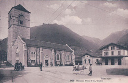 Villeneuve VD, Eglise, Gare Et Automobile (charnaux 6438) - Villeneuve