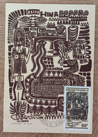 Polynésie - CM 1989 - YT N°349 - Légendes Polynésiennes - Maximum Cards