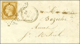 PC 2797 / N° 9 Très Belle Marge Cursive 53 / Sampigny Sur Lettre Locale Pour St Mihiel, Dateur B. 1853. - TB / SUP. - R. - 1852 Luis-Napoléon