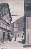 Villeneuve VD, Grande Rue Animée, Café Restaurant Du Raisin (186) - Villeneuve