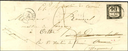 Càd T 15 ALENÇON (59) 2 AOUT 59 Sur Lettre Adressée Localement à St Denis Sur Sarthon Réexpédiée à St Martin De Connée,  - 1859-1959 Covers & Documents