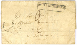 Lettre Avec Texte Daté De Bel Espérance Au Morne à L'Eau Le 11 Mars 1832 Pour Bordeaux. Au Recto, Marque D'entrée Encadr - Maritime Post