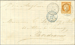 Càd GUADELOUPE / PETIT-BOURG / CG N° 13 Sur Lettre Pour Bordeaux. 1878. - TB / SUP. - R. - Maritime Post