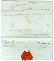 Lettre Avec Texte Daté Au Limbe Le 10 Octobre 1780 Pour Laval. Au Verso, Mention Mansucrite D'acheminement '' Par La Fré - Maritime Post