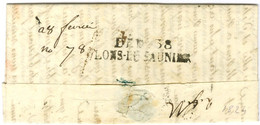 DEB. 38 / LONS-LE-SAUNIER. 1824. - TB. - Otros & Sin Clasificación