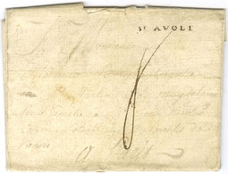 ST AVOLD (L N° 2) Sur Lettre Avec Texte Pour Paris. 1783. - TB / SUP. - Otros & Sin Clasificación