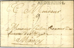 Lettre Avec Texte Daté De Fulde Ce 4 Avril 1762 Pour Nancy. Au Recto, AR. D. H. RHIN. L (Lenain 7A39). - SUP. - R. - Sellos De La Armada (antes De 1900)