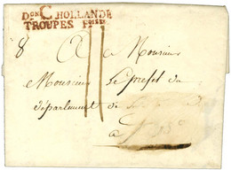 Don C HOLLANDE / TROUPES Foises (non Signalé En Rouge) Sur Lettre Avec Texte Daté De Zulphen. An 13. - TB. - R. - Army Postmarks (before 1900)