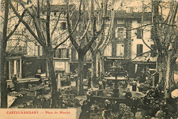 Castelnaudary * La Place Du Marché * Marchands Foire * Charcuterie NAUDINAT - Castelnaudary