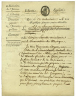 AMAURY DUVAL (1760-1838), Homme De Lettres. - Autógrafos