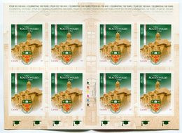 RC 11410 CANADA 2006 MACDONALD COLLEGE CARNET BOOKLET MNH NEUF ** - Volledige Boekjes