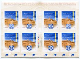 RC 11433 CANADA 2005 NOVA SCOTIA COLLEGE D'AGRICULTURE NELLE ECOSSE CARNET BOOKLET MNH NEUF ** - Cuadernillos Completos