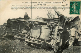 Villepreux Les Clayes * Catastrophe Ferroviaire 18 Juin 1910 L'express 477 Allant Granville * Accident Train Chemin Fer - Villepreux