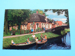 Hotel-Café-Restaurant " FANFARE " GIETHOORN Botenverhuur - Binnenpad ( Uitg. MS ) Anno 1968 ( Zie/voir Photo ) ! - Giethoorn