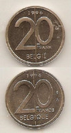 20 Frank 1996 Frans+vlaams * Uit Muntenset * FDC - 20 Francs