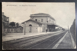 CPA - ITALIE - SPARANISE - La Stazione Ferroviaria - Caserta