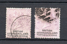 Bechuanaland 1887 Old Victoria Stamps Nice Used - 1885-1895 Kolonie Van De Kroon